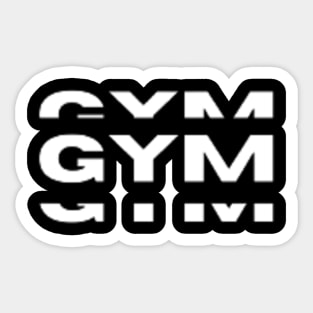 Gym apparel Sticker